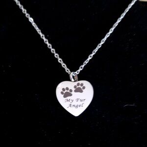 Pet Necklace Pet Memory Necklace Cat Cremation Necklace Dog Cremation